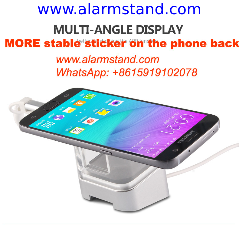 COMER for cellular phone retailer stores anti-theft security alarm displaying for cellphone Retail Display Security