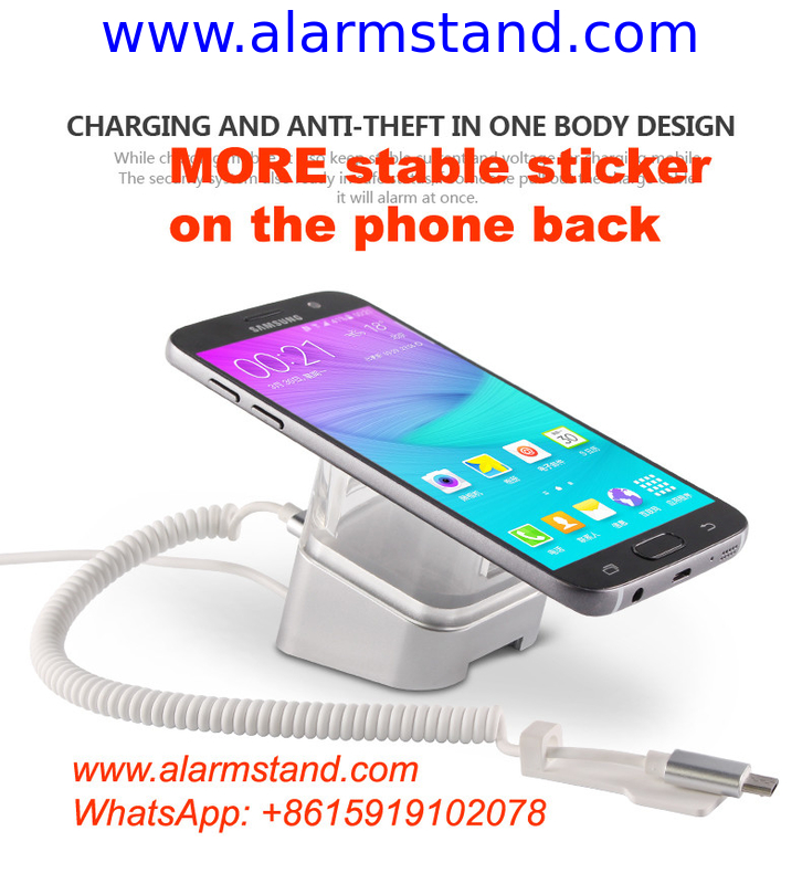 COMER anti-theft alarm devices for acrylic security cell phone stands for cellular phone retailer stores