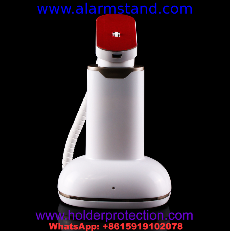 COMER anti-theft clip locking New Mobile phone desktop stands for retail displays with high security gripper