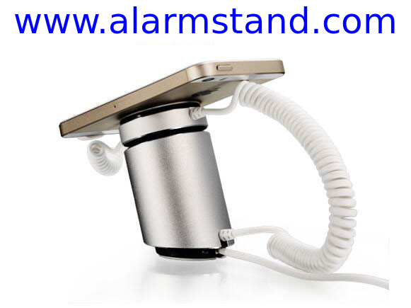 COMER anti-theft Display lock Stand with alarm sensor Wire and type c cable for cellphone stores retail