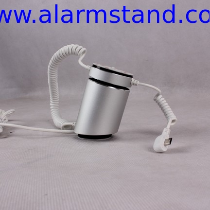 COMER secured display stands for gsm mobile phone desk display anti-theft alarm sensor and charger cord