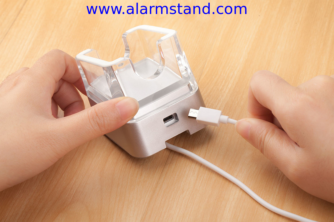 COMER anti-theft cable lock devices security display  support for mobile phone shops