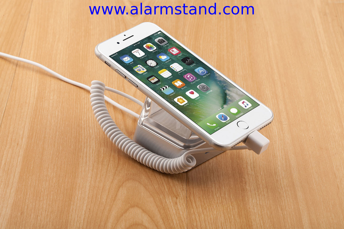 COMER security alarm tablet holder with charging function for mobile phone retailers stores