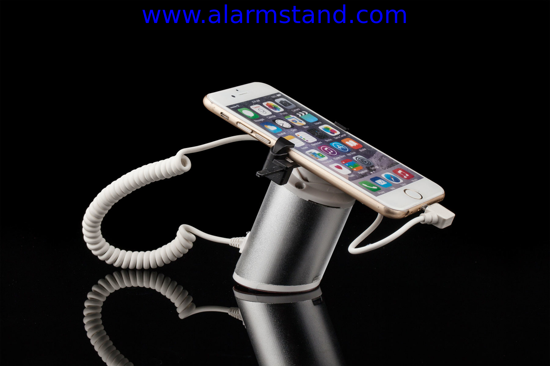 COMER anti-theft charging stands Gripper security alarm shelf for mobile phone secure displays