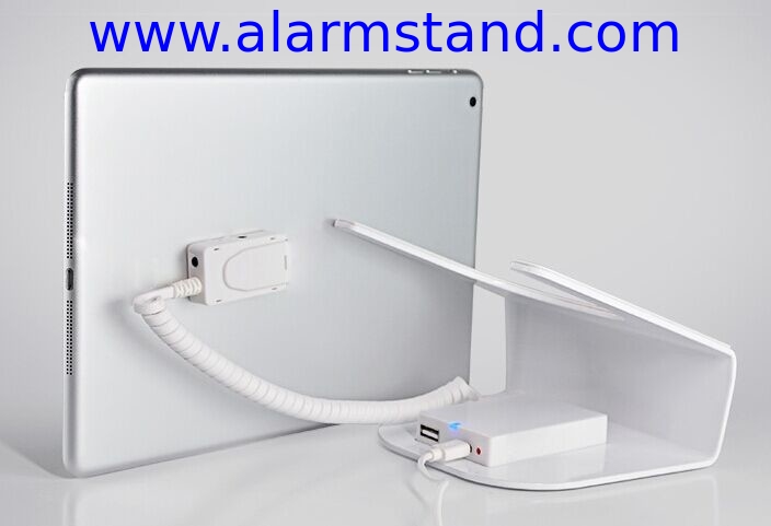 COMER retail shop security desktop display alarm charging holder for tablet PC