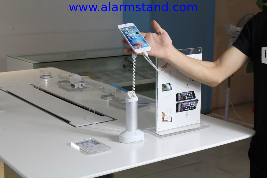 COMER anti-shoplift display holders anti-theft security gripper alarm magnetic stands