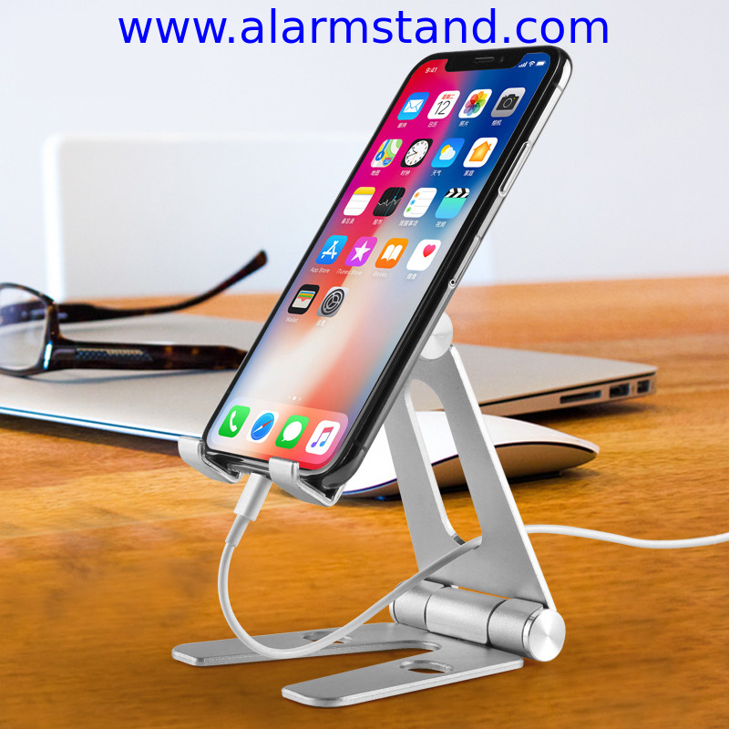 COMER adjustable multi function tabletop cell phone holder for home and office