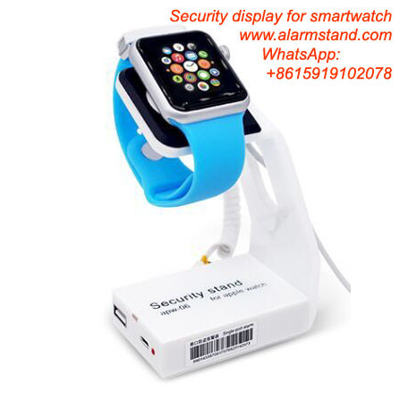 COMER anti-theft alarm cable locker smart watch security alarm display holder for mobile phone accessories stores